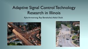 Adaptive Signal Control Technology Research in Illinois