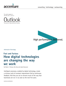 How digital technologies are changing the way we work