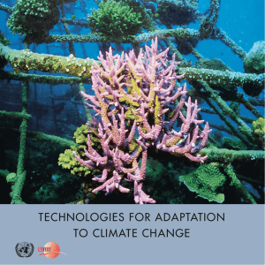 technologies for adaptation to climate change