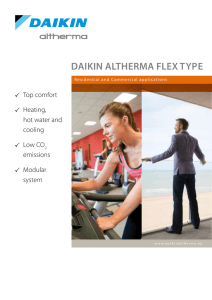 Daikin altherma Flex type