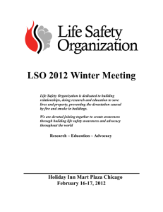 Winter 2012 Education Seminar Agenda