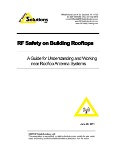 RF Safety Report on Building Rooftops