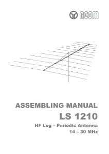 HF Log-Periodic Antenna