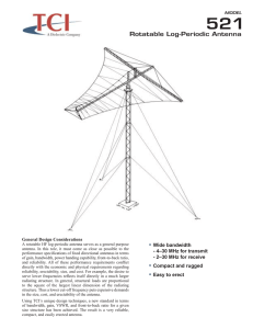 Rotatable Log-Periodic Antenna