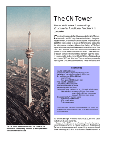 The CN Tower - Concrete Construction