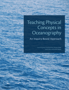 Teaching Physical Concepts in Oceanography