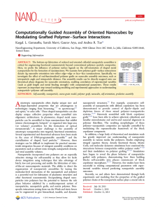 Computationally guided assembly of oriented