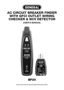 ac circuit breaker finder with gfci outlet wiring