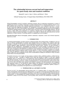 The relationship between current load and temperature for quasi