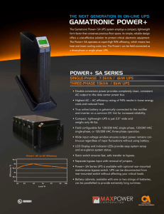 gamatronic power+ - Quality Power Solutions