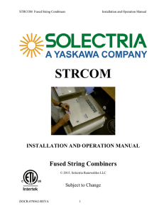 STRCOM Installation and Operations Manual