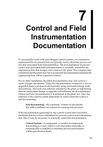 Control and Field Instrumentation Documentation