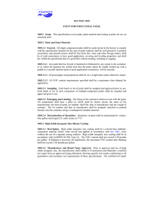 SECTION 1045 PAINT FOR STRUCTURAL STEEL 1045.1 Scope