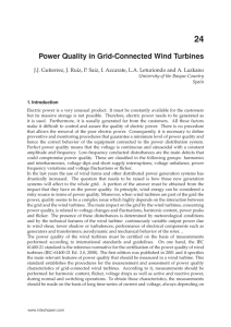 Power Quality in Grid-Connected Wind Turbines