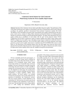 A Statcom-Control Scheme for Grid Connected Wind Energy System