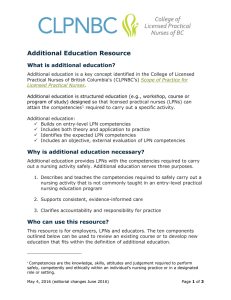 Additional Education - A Resource for Employers