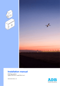 FCU Installation Manual - ADB Airfield Solutions