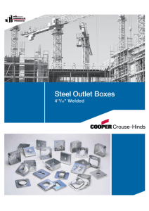 Steel Outlet Boxes - Kriz