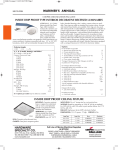 inside drip proof ceiling fixture hardware specialty co.