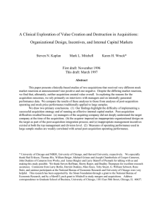 A Clinical Exploration of Value Creation and Destruction in