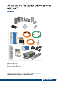 Kollmorgen Accessories for Digital Drive Systems with AKD EN
