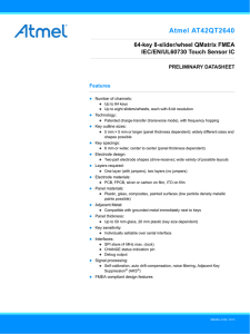 Atmel AT42QT2640 Datasheet