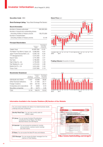 Investor Information