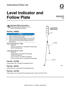 Level Indicator and Follow Plate