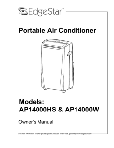 AP14000HS Owner`s Manual