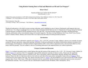 Using Remote Sensing Data to Find and Illustrate an Oil and Gas