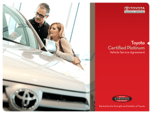Toyota Certified Platinum - Toyota Certified Hybrids
