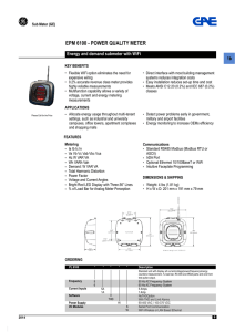 Multifunction Digital Meter Catalog