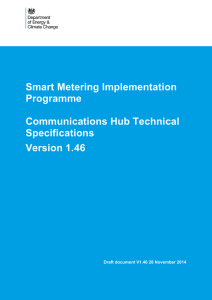 Smart Metering Implementation Programme Communications Hub