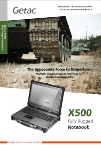 Fully Rugged Notebook