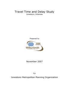 Travel Time and Delay Study