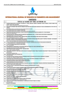 international journal of research in commerce and management