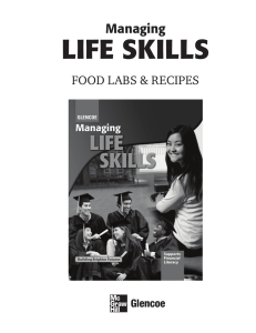 Foods Labs and Recipes - McGraw Hill Higher Education