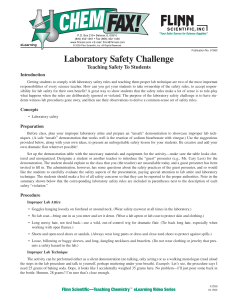 91580 Laboratory Safety Challenge