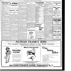 Ogdensburg, NY - NYS Historic Newspapers