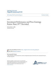 Investment Performance and Price