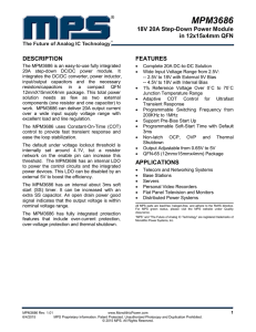 MPM3686 - Monolithic Power System