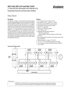 Data Sheet - Avago Technologies