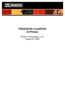 Hazardous Locations A Primer