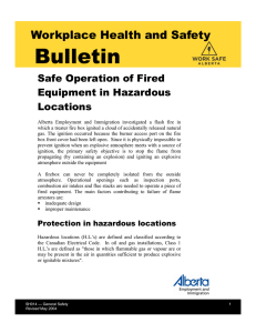 Safe Operation of Fired Equipment in Hazardous Locations