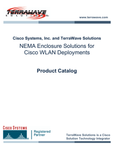 NEMA Enclosure Solutions for Cisco WLAN Deployments