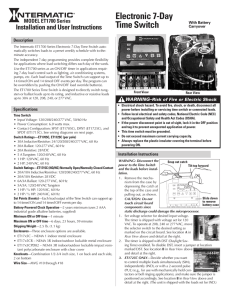 Electronic 7-Day Time Switch