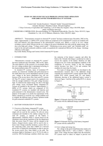 Study On The Over Voltage Problem And Battery Operation For Grid