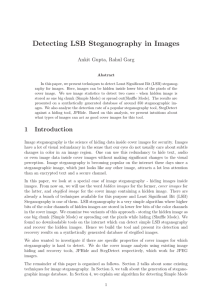 Detecting LSB Steganography in Images