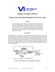 Specify Gain And Phase Margins On All Your Loops