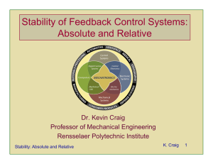 Stability of Feedback Control Systems: Absolute